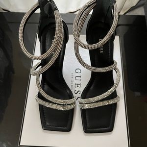 Guess rhinestone high heel sandals